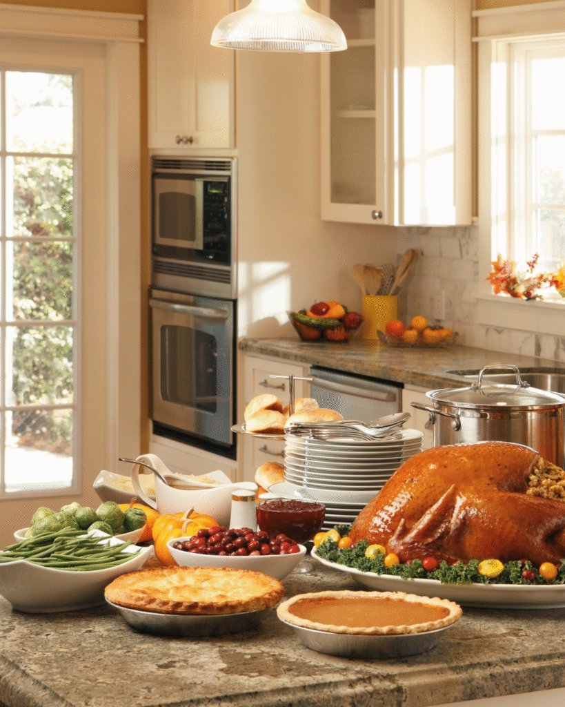 Custom kitchen countertops ready for holiday entertaining in Southlake Colleyville and Grapevine TX